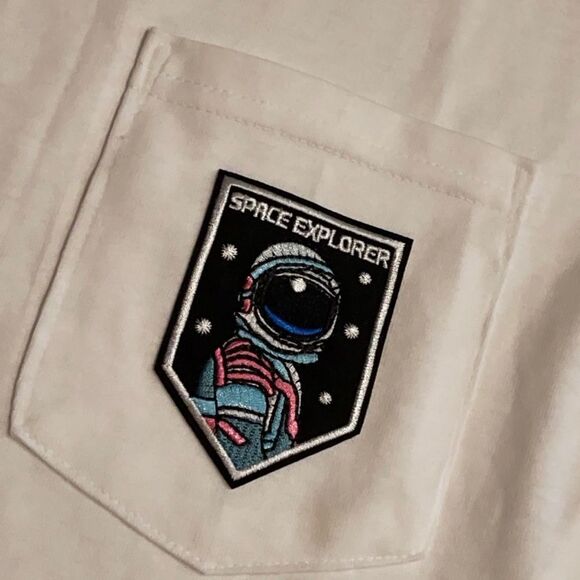 NWT Wool + Pepper Co. Space Explorer Unisex Pocket Tee - Picture 2 of 3